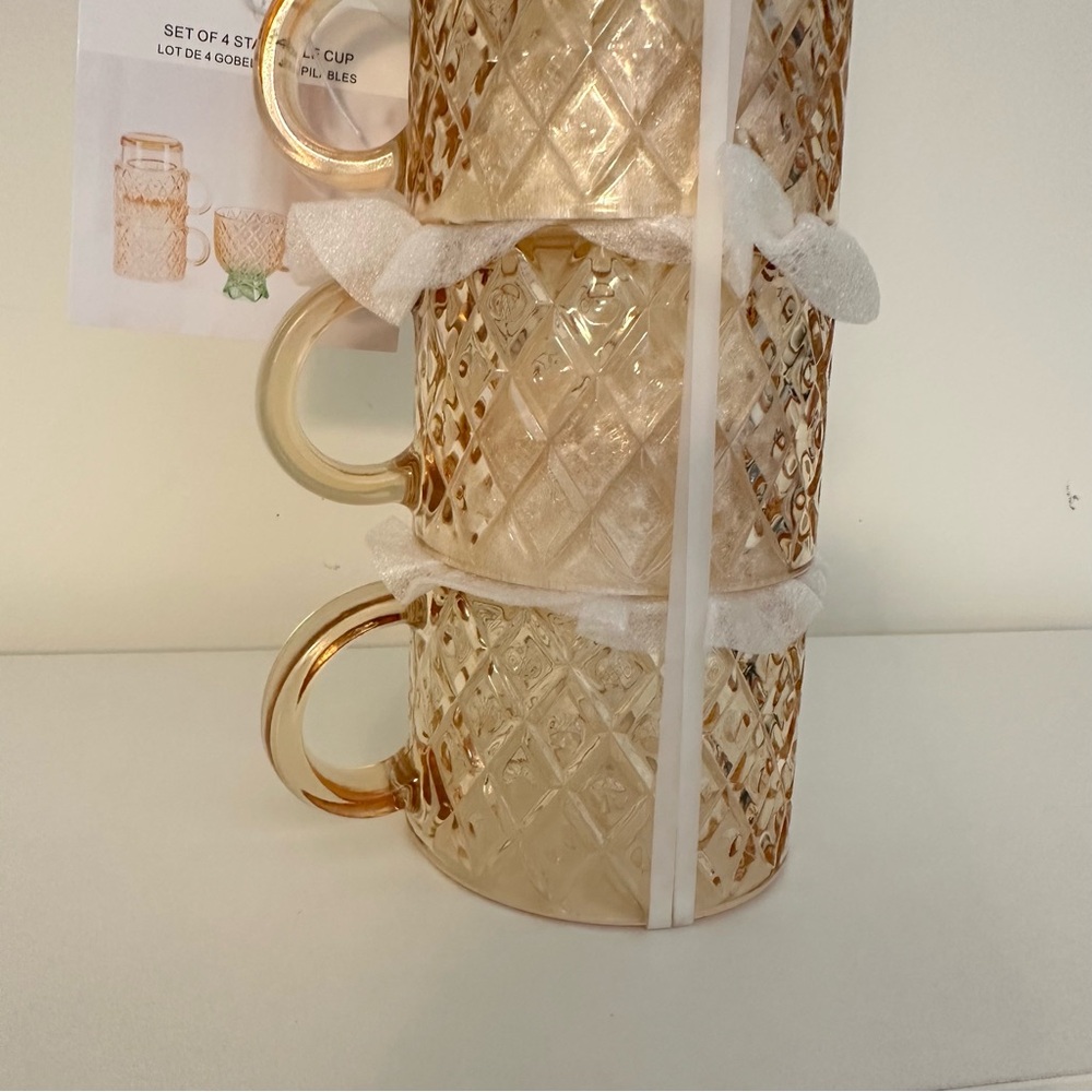 Glass Stackable Pineapple Cups - Picture 7 of 10